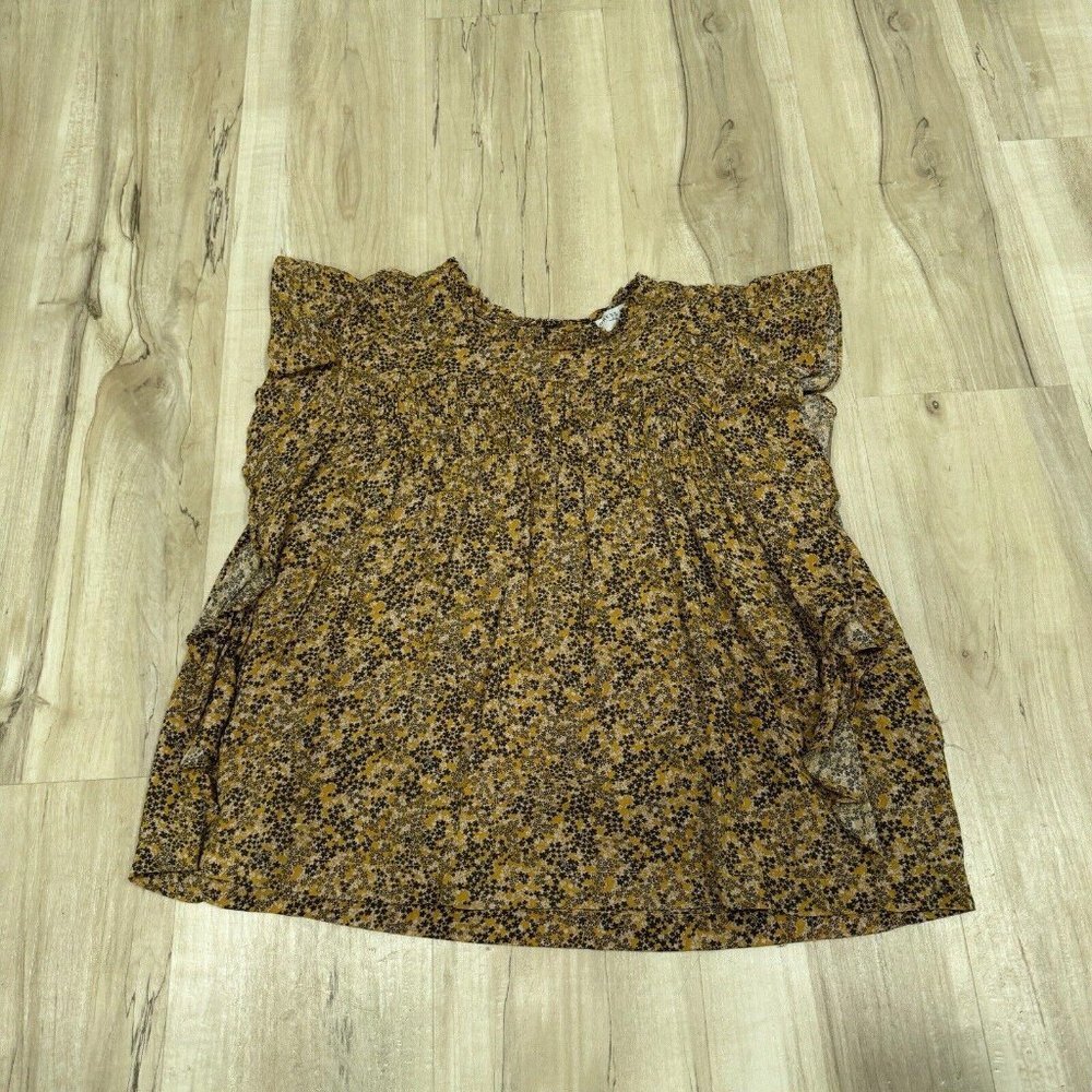 Women’s Dress‎ Forum Blouse Floral Too Shirt Small S